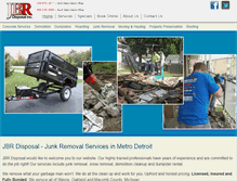 Tablet Screenshot of jbrdisposal.com